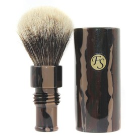 Frank Shaving Camouflage Travel Best Badger Turnback Shaving Brush, 4.5inch,knot Size 22mm