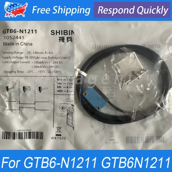 Unbranded NEW For GTB6-N1211 GTB6N1211 Diffuse Reflection Photoelectric Sensor 10-30V