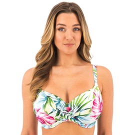 Fantasie Swim Langkawi Underwired Full Cup Bikini Top (32GG, White)