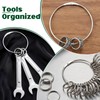 Classicseali 4PCS Large Key Rings,6 in Extra Large Key Ring,