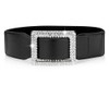 ANNULOYA Bling Bling Rhinestone Women Belt for Dresses Wide Sparkle