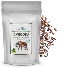 tea`s finest® Black Tea Darjeeling First Flush Ambootia GFOP Spring Tea (100 grams)