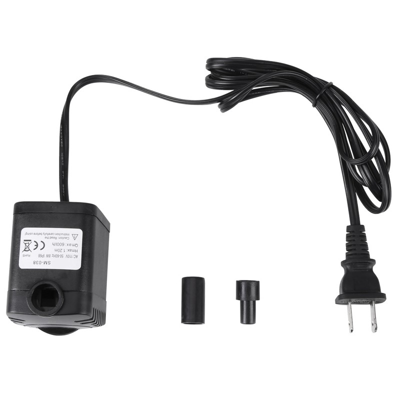 Mini Ultra Quiet Submersible Water Pump Fish Pond Aquarium Tank