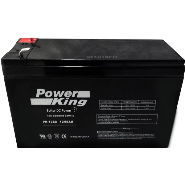 Power Patrol Backup Battery SLA1075 12V 8AH SLA Replacement Direct Replacement for SLA 1079. SEC1075 12% Longer Run Time Than The Original 12V7.5 Beiter DC Power