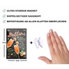 schilderkreis24 Bellini Cocktail Recipe Magnet Alcohol Spirits Decoration Fridge Magnet