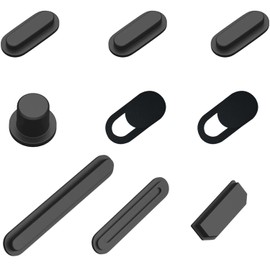 9 fundas antipolvo para MacBook Air de 13.6 pulgadas, 15.3 pulgadas, M4 M3 M2, MacBook Pro 14 16 M4 M3 M2 M1, MacBook Pro 13 M2 M1, enchufe antipolvo para HDMI, Thunderbolt, SD, puerto de cargador,