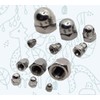 M6 Dome Nuts Marine Grade Acorn Style in A4 Stainless