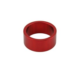 F&R 15MM ALLOY BICYCLE HEADSET SPACER 1-1/8 IN RED.