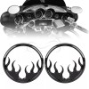 Unbranded Flame Speaker Grill Accent Cover Black For Harley Street