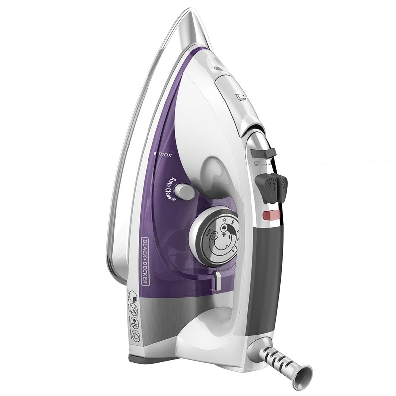 BLACK+DECKER IR1350S Professional Steam Iron with Stainless Steel Soleplate and