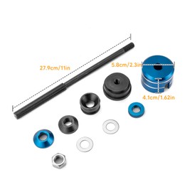 Wsays Steering Head Bearing Race Installation and Removal Tool Compatible with Harley Dyna, FXR and Early Model Baggers