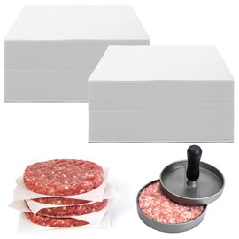 LOYIM 3000 Pcs Hamburger Patty Paper Squares 5.5 x5.5 Food Paper Sheets Non-Stick Patty Paper Squares Hamburger Paper Sheets Press Patty Papers For Preparing Burgers and Storaging Patties Bakings