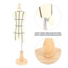 Miniature Dress Form with Stand Wood Base Sewing Mannequin Body