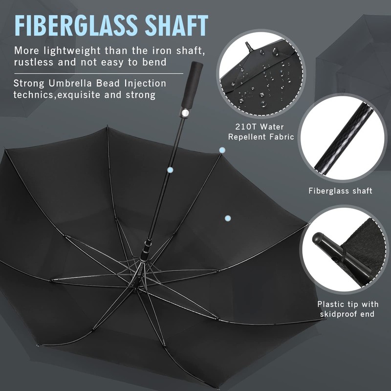 ZOMAKE Large Golf Umbrella for Rain Heavy Duty,Big Golf umbrellas
