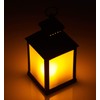 Lunartec Garden Lantern: LED Lantern with Realistic Flame Play and