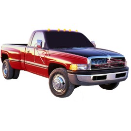 GrilleAdz Smokey Flag Mesh Bug Screen for 2002 Dodge Ram 2500/3500 & 1994-2001 Full Size Dodge Ram Pick Up (903-1)
