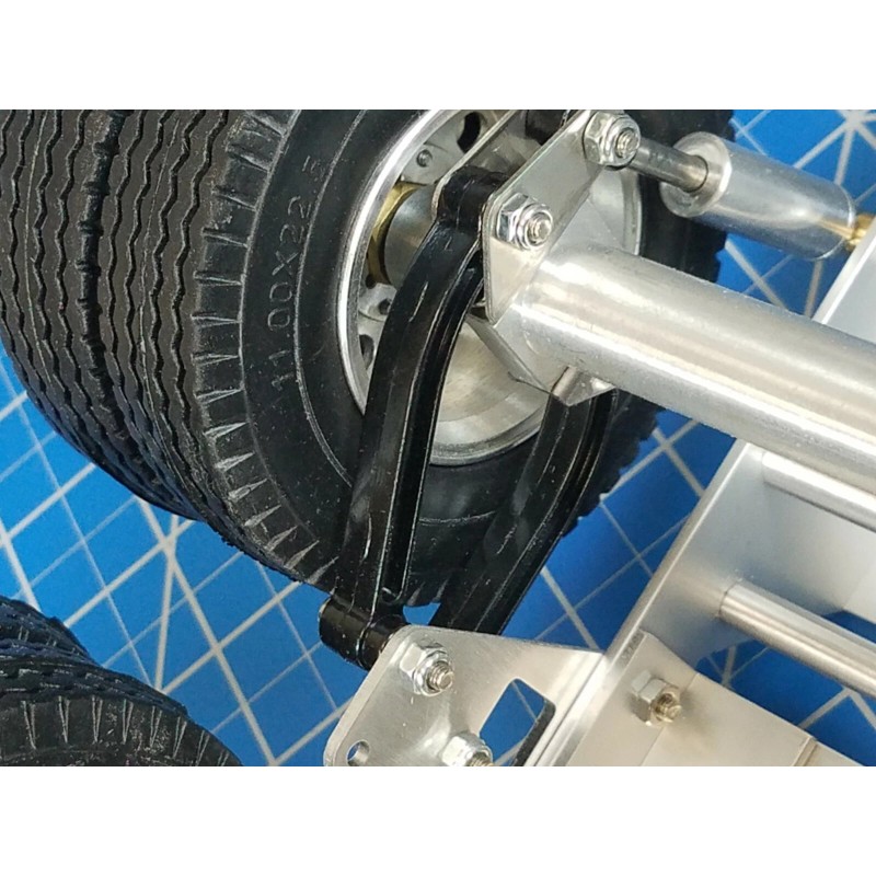 JP Garage Pair Aluminum Rear Axle Linkage Arm Tamiya RC