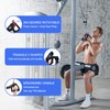HXD-ERGO Double D Rowing Handle Barbell Attachment Set, Barbell Attachment