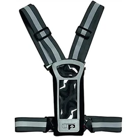 Ultimate Performance Stile LED Runners Phone Vest Black/Reflective