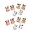 3 Pairs Earring Lifters - Bear Shape Hypoallergenic Ear Lobe