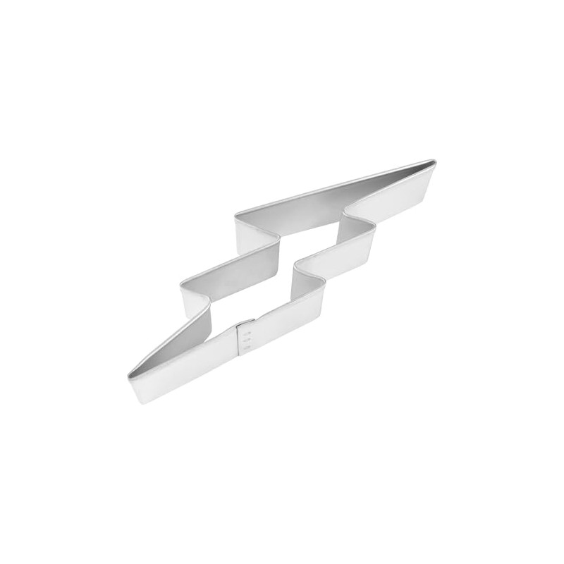 R&M International Lightning Bolt Cookie Cutter 5.5 Inch –Tin Plated