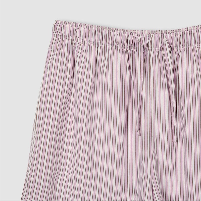 JAJU [JAJU] ★Online Exclusive★ Women's Rayon Stripe 3/4 Pajama Set_Light