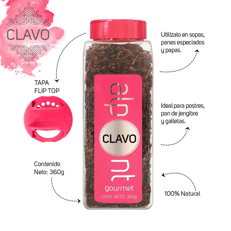ALPONT GOURMET Clavo Entero, 360 g