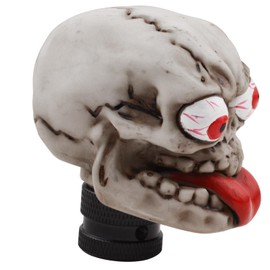 Abfer Skull Shifter Knob Gear Lever Knobs Car Shift Handle Shifting Stick Fit Manual Automatic Transmission Vehicles