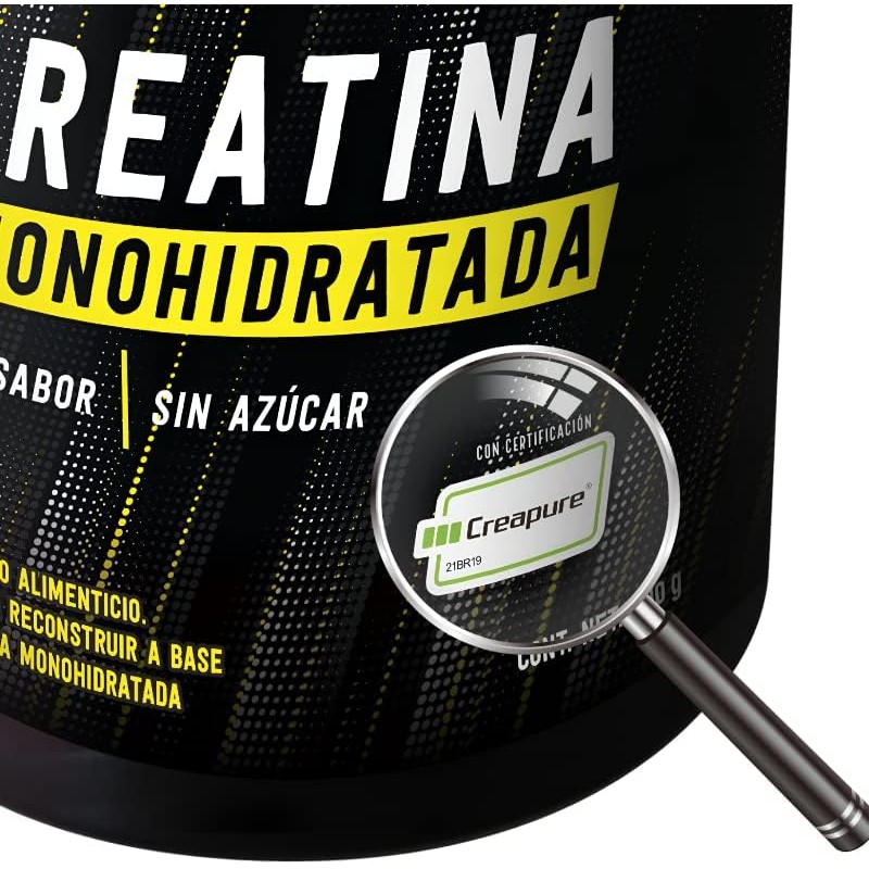Enerdrive Sport Creatina Monohidratada, Certificación Creapure, 600g, 120 servicios