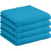 REDBEST Duschtuch Oceanside 4er-Pack Walk-Frottier türkis Größe 70x140 cm