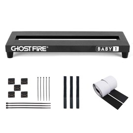 Ghost Fire Guitar Pedal Board Aluminum Alloy Effect Pedalboard,V series (V-BABY1-PB(13.7''x5.5''))