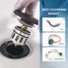 REGALMIX Pop Up Drain, Bathroom Faucet Vessel Vanity Sink Drain