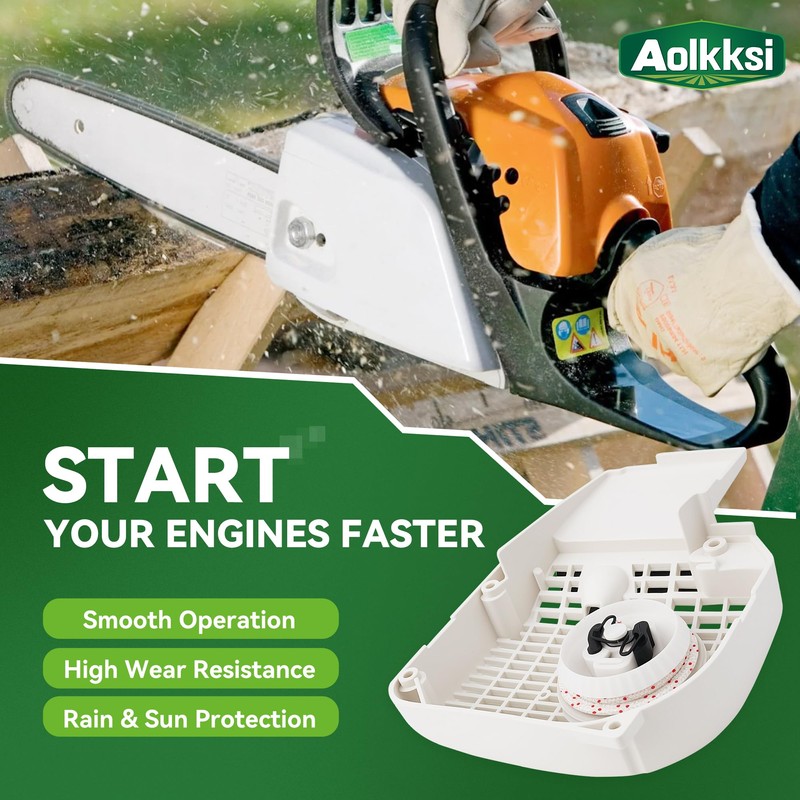 AOLKKSI 1123 080 1802 Recoil Starter Assembly for Stihl 021