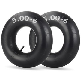 GICOOL 13x6.50-6 Inner Tube, 2 Pack with TR-13 Valve Stem, Heavy Duty, Universal Fit for Ride-on Mower, Razor Dirt Quad Lawn Mower, Yard Trailer, Go Kart, ATV, Yard Tractor, Snow Blower