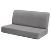 Fenteer Premium RV Seat Cushion Covers for Camper Sofas, Gray,