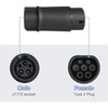 Type 1 to Type 2 EV Charging Adapter, Electric Vehicle