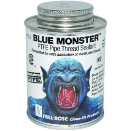 Mill-Rose 76003 Blue Monster 8 oz Metal White Pipe Joint Compound
