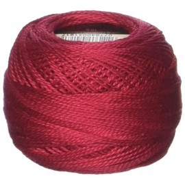 DMC 116 8-304 Pearl Cotton Thread Balls, Medium Red, Size 8