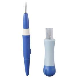 2Pcs Needle Felting Tools,Pen Style Needle Felting Tool,3 Needles and Punch Style Felting Needle Tool with 7 Barbed Needles