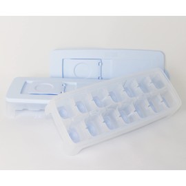 TUPPERWARE Ice Cube Tray 2 x Light Blue + Mini Funnel Purple