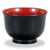 Mitani M14679-0 Yamanaka Lacquerware Soup Bowl, Black, 4.2 inches (10.7