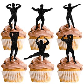 S-Cp-1024Ice Cream Fruit Dessert Cupcake Topper Colorful Glitter Happy Birthday Sensory Pop Game Theme Decor Supplies Baby Shower Boys Girls Birthday Party Decorations