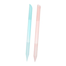 IWOWHERO 2 Pack Glass Nail File Women's Manicure Tool Polishing Strip for Nail Art