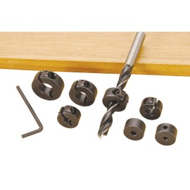 Woodriver Drill Bit Stop Collars 7-Piece Set