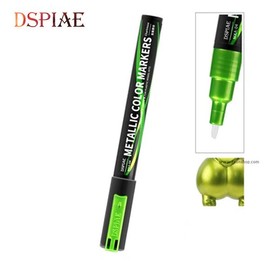 DSPIAE Super Metallic Marker Pen Yellow Green MKA04 - Gundam Plastic Model Painting Gunpla Model / DSPIAE 슈퍼메탈릭 마커펜 옐로우 그린 MKA04 - 건담 프라모델 도색 건프라 모형