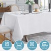 VidaFete Table Cloth 6 Pack 90 * 132inch Rectangle Tablecloth