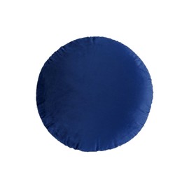 S_SSOY Round Throw Pillow 18",Soft Dutch Fleece Throw Pillow Round Cushion Floor Pillows for Living Room Sofa Bed Chair Floor Car Home Decoration (Dark Blue)