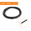 uxcell Silicone Foam Seal Strip, 1mm(0.04") Dia 4 Meters(13.12 Ft)