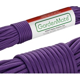 GardenMate® Professional Nylon Outdoor Rope I 31m Long, 4 mm Thick I Different Colours | Paracord 550 | Kernmantle Rope Made of 7 Core Threads of Tear-Resistant Nylon