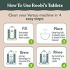 Roobi Cleaning Kit Compatible with Nespresso Vertuoline. Includes 1 Reusable
